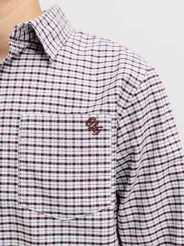Jack & Jones Junior Regular Fit Skjorte 'JORFREDERIKSBERG' i brun
