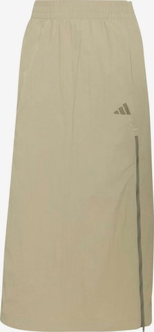 ADIDAS SPORTSWEARSportska suknja 'City Tech Woven Zip' - zelena boja: prednji dio