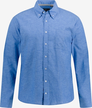 JP1880 Overhemd in Blauw: voorkant