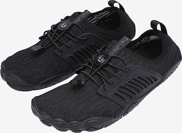 Freiluftkind Athletic Lace-Up Shoes 'Freiluftkind® Tokai rutschfeste universal Barfußschuhe' in Black: front