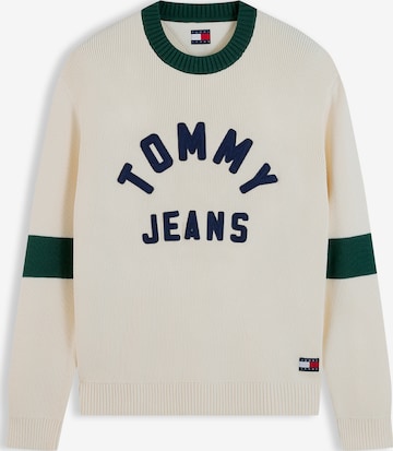 Tommy Jeans - Pullover 'NEW CLASSICS' em bege: frente