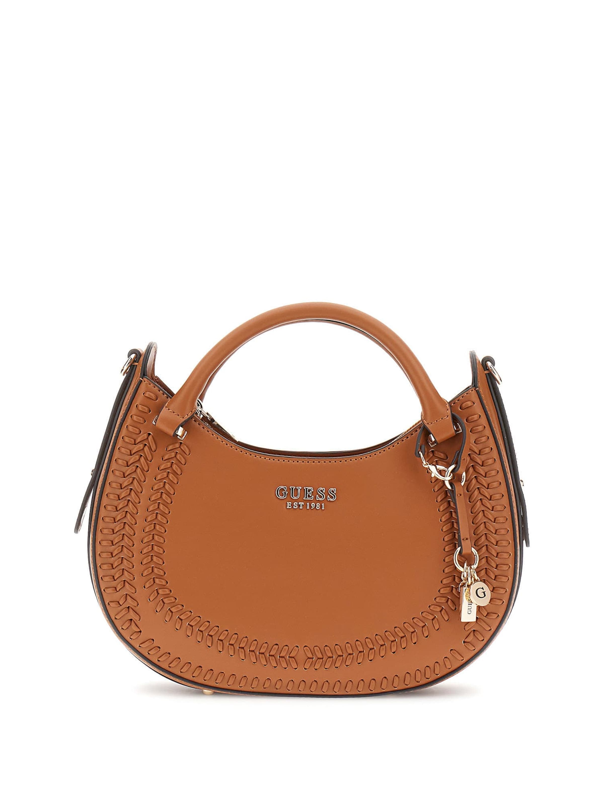 GUESS Handtasche 'Tatum Einsatz' in Braun: Vorderseite