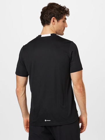 ADIDAS SPORTSWEAR - Camisa funcionais 'Designed For Movement' em preto