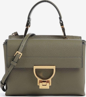 Coccinelle Schoudertas 'Arlettis Handbag Grained Leather' in Groen: voorkant