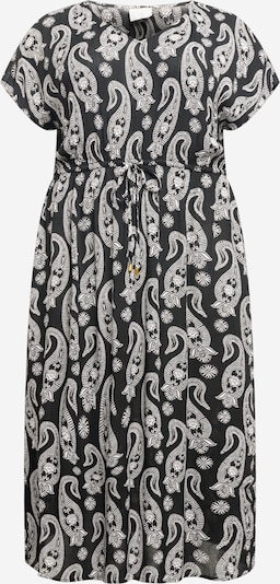 Rochie de vară 'Passa Ami' KAFFE CURVE pe negru / alb, Vizualizare produs