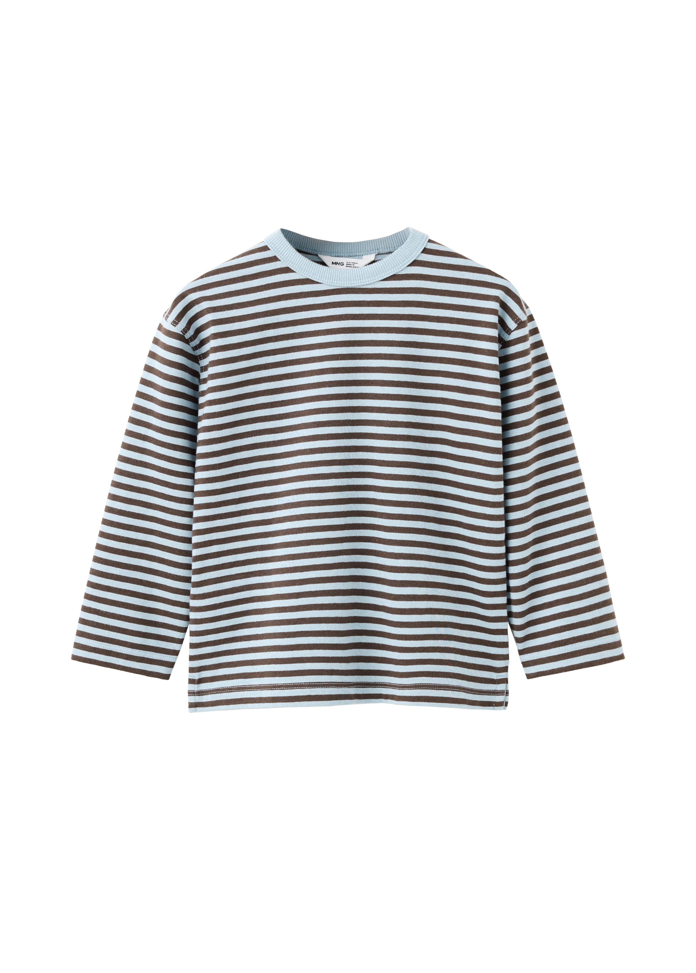 MANGO KIDS T-shirt i blå: framsida