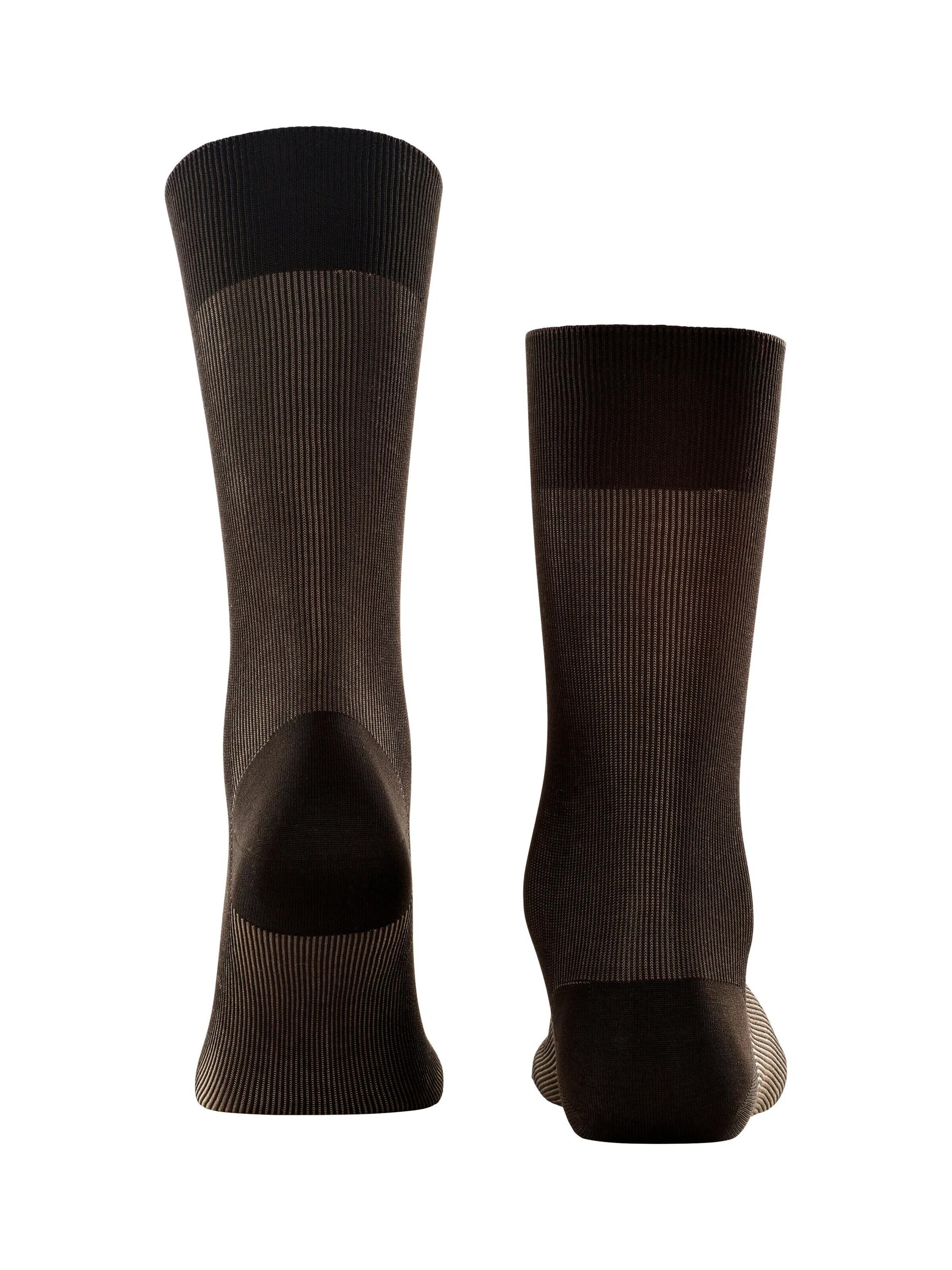 FALKE Socks 'Fine Shadow' in Brown