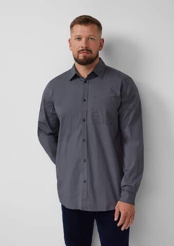 Coupe regular Chemise s.Oliver en noir : devant