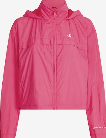 Calvin Klein Jeans - Chaqueta de entretiempo en rosa: frente