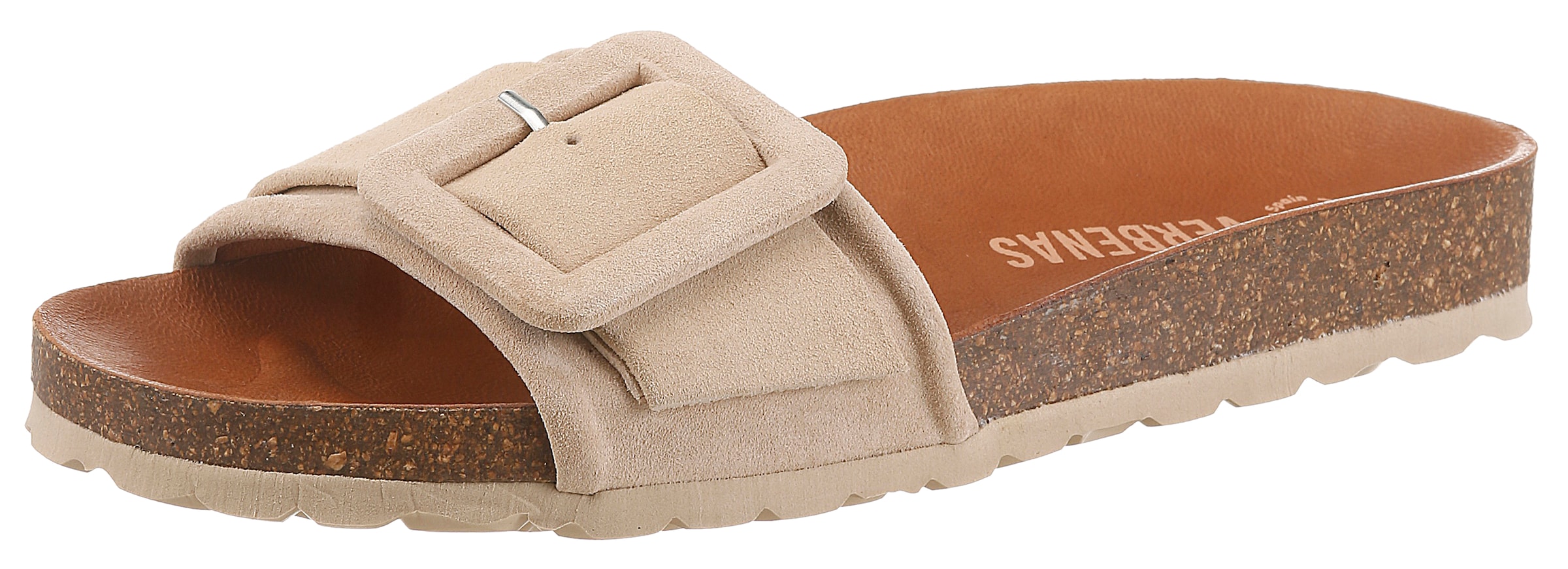 VERBENAS Pantolette in Beige: Vorderseite