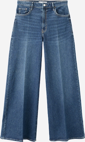 MANGO Wide Leg Farkut 'ELISE' värissä sininen: etupuoli