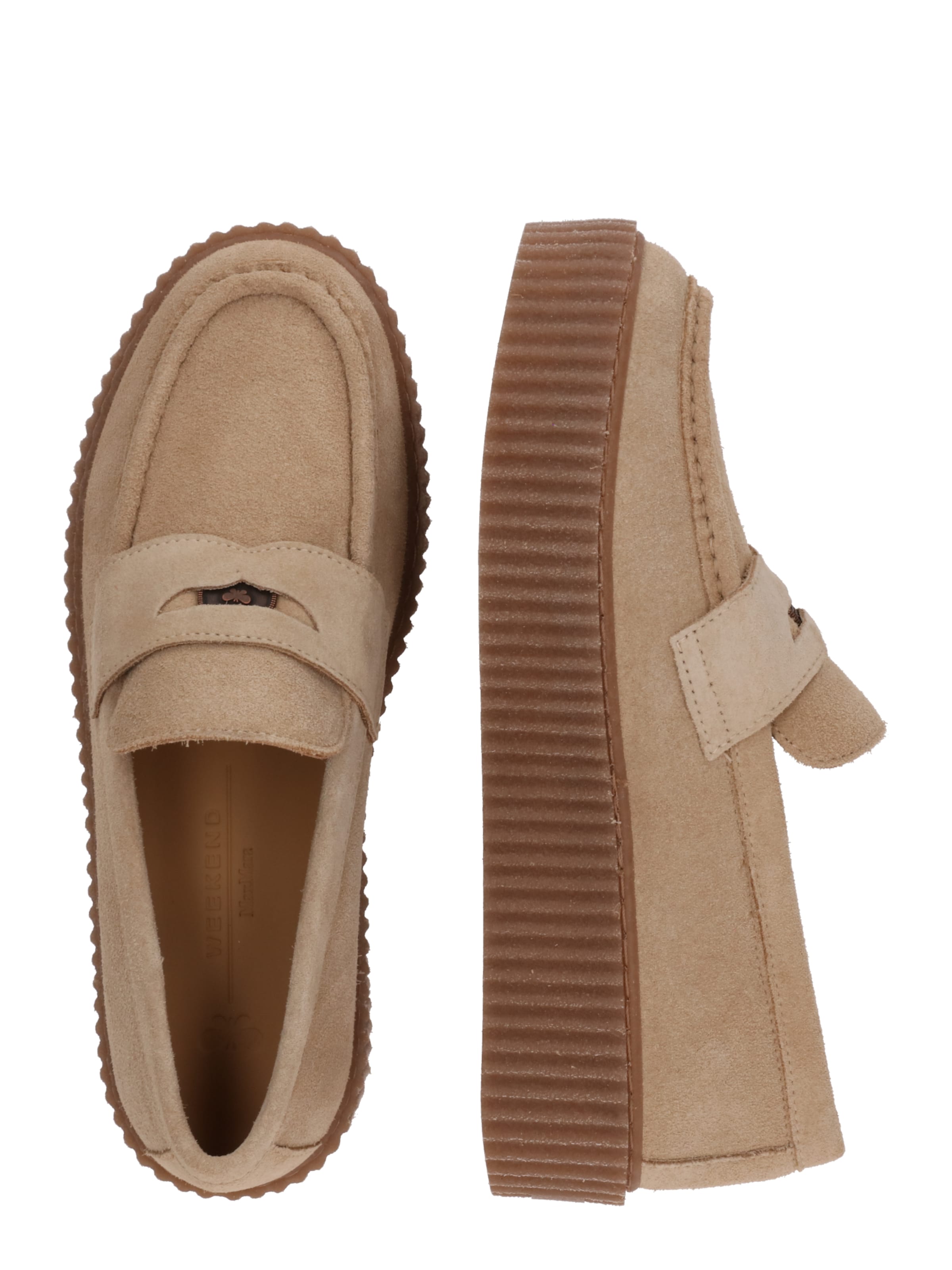 Papuci de casă 'KAPOK' de la Weekend Max Mara pe bej