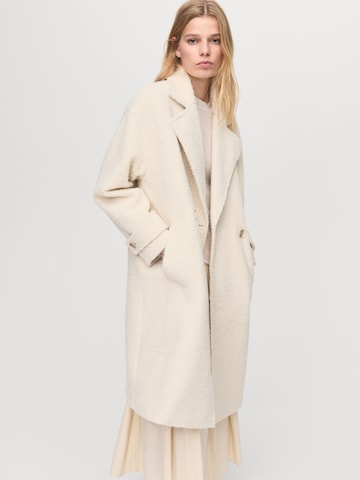MANGO Between-seasons coat 'Finsti' in Beige: front