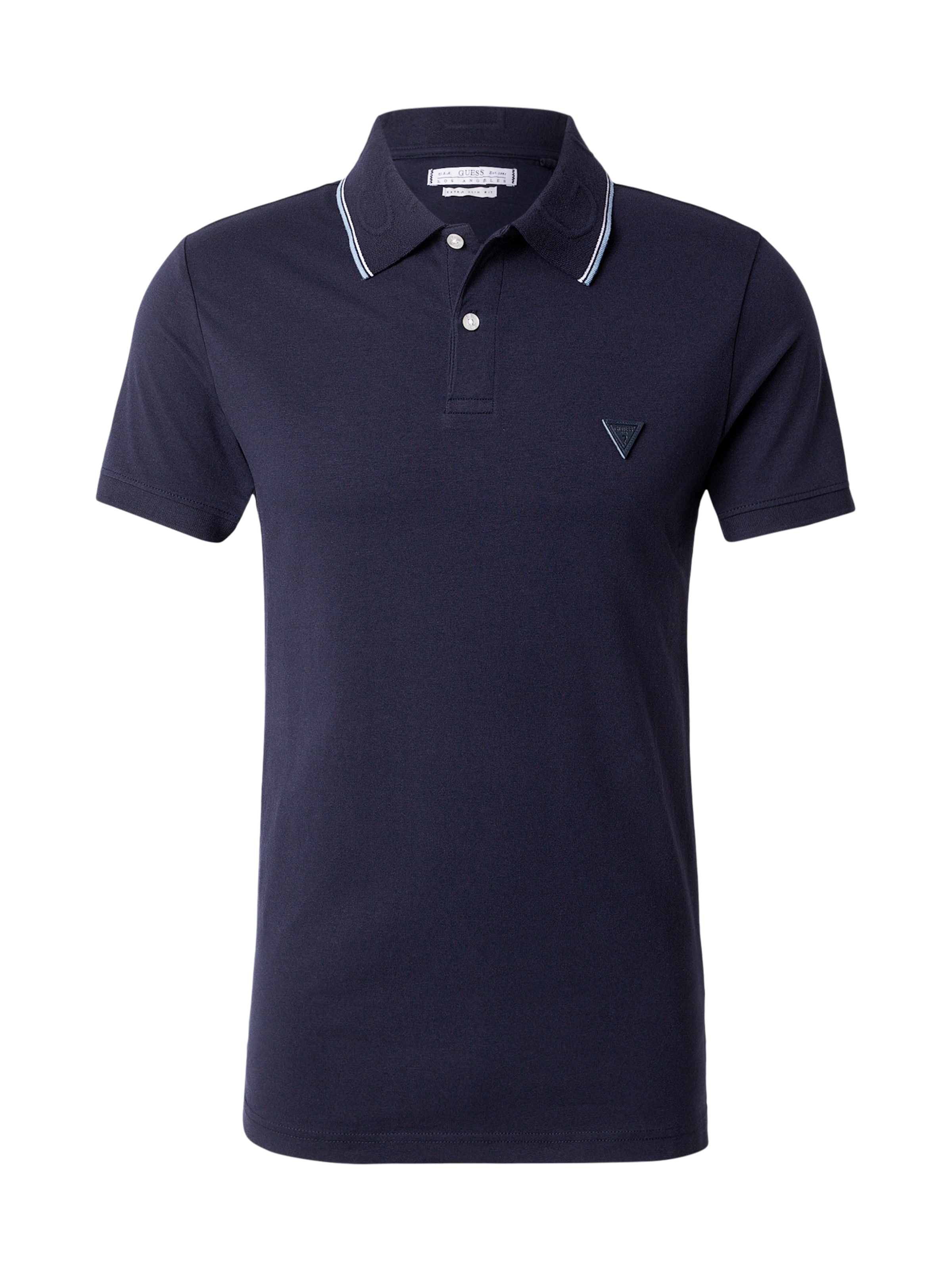 T-Shirt 'NOLAN' GUESS en bleu : devant