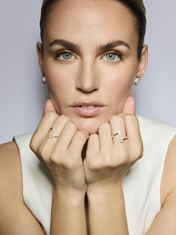 Luxenter - Anillo 'Alphabet I' en plata: frente