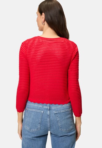 zero Knit cardigan in Red