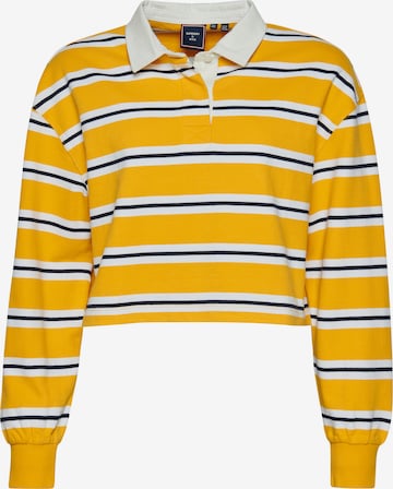 T-shirt 'Vintage Rugby' Superdry en jaune : devant