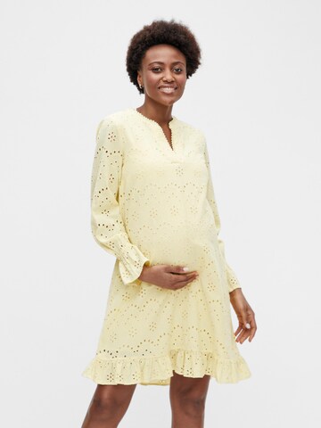 Vero Moda Maternity Kleid 'Elina' in Gelb: predná strana