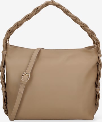 Sac bandoulière Gave Lux en beige : devant