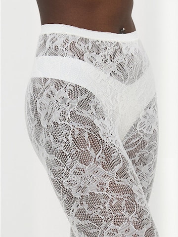 Crās - Collants ' Dacycras ' em branco