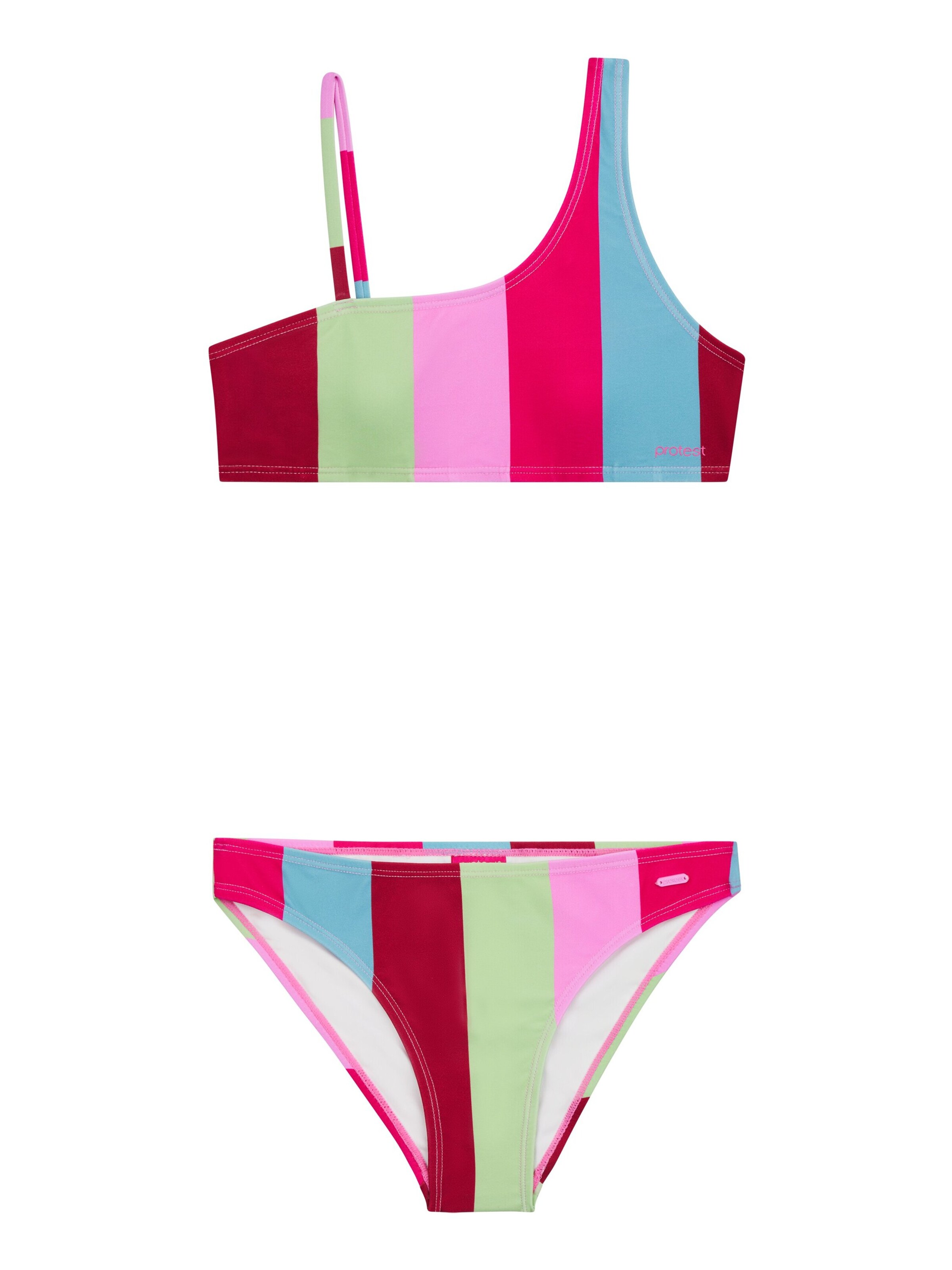 PROTEST Bustier Bikini 'PRTFEE JR'‌‌ in Pink: Vorderseite