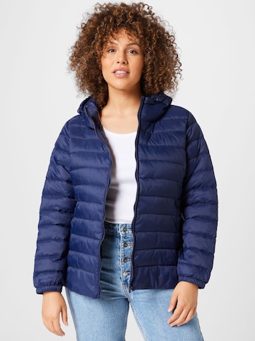 ONLY Carmakoma Between-Season Jacket 'Tahoe' in Blue: front