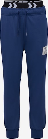 Hummel Tapered Sporthose 'Ozzy' in Blau: predná strana