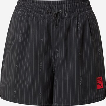 PUMA Loosefit Sportshorts in Schwarz: predná strana