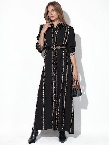 MSN Collection - Vestidos camiseiros em preto