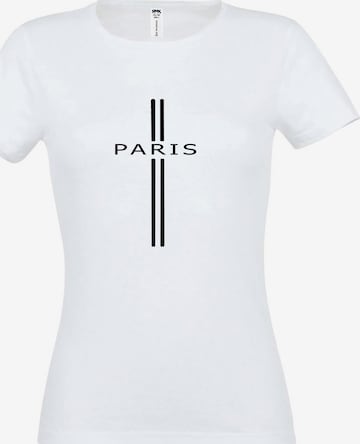RMK Shirt 'Paris' in Weiß: Vorderseite