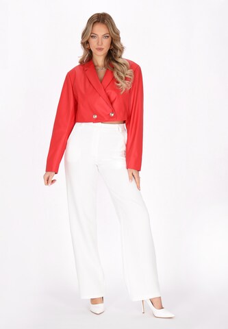 faina - Blazer em vermelho
