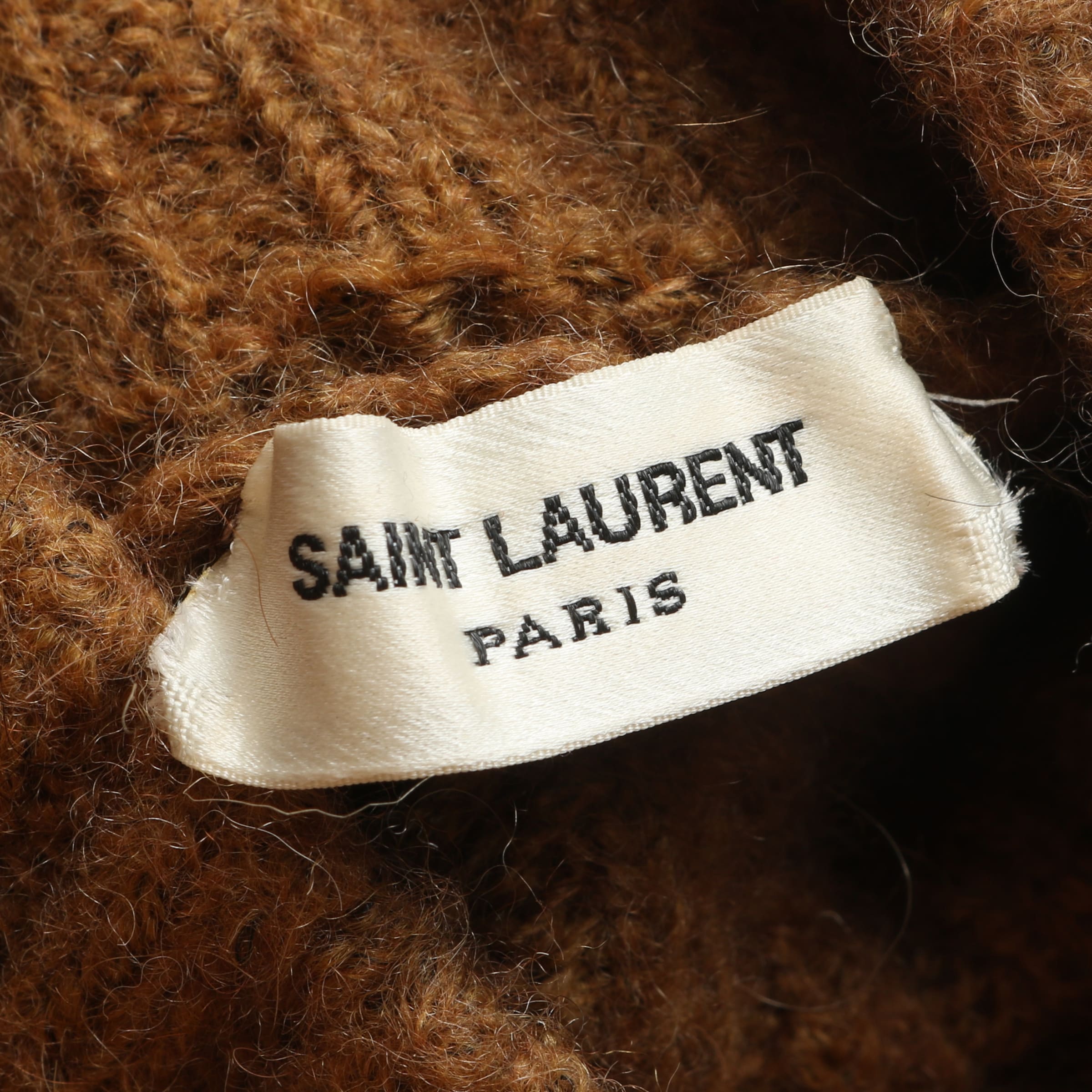 Saint Laurent Pullover / Strickjacke M in Braun