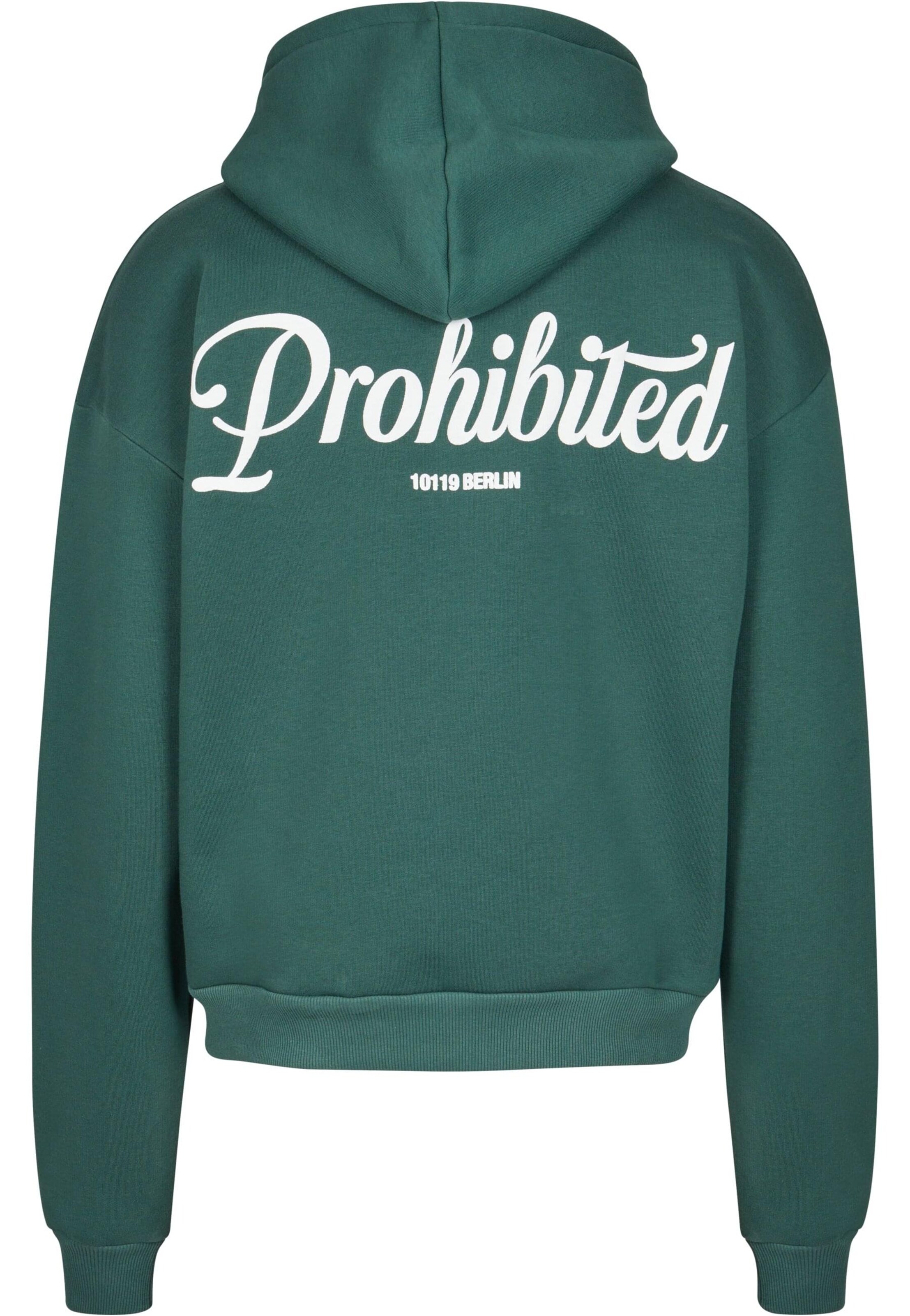 Prohibited Sweatshirt 'Prohibited' in Green