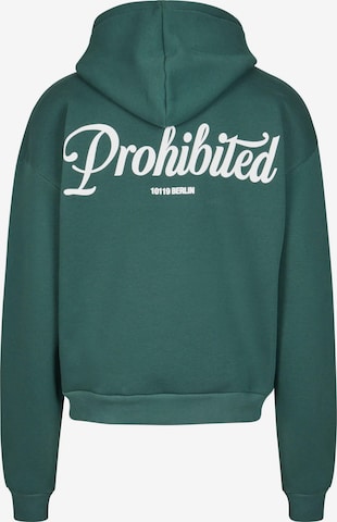 Prohibited Sweatshirt 'Prohibited' in Groen