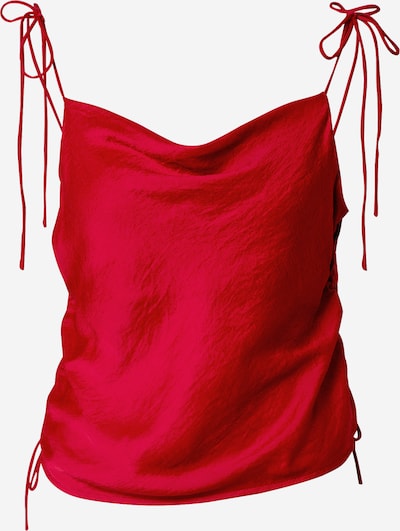 Parallel Lines Top in de kleur Rood, Productweergave