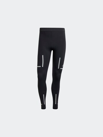 ADIDAS PERFORMANCE Skinny Sports trousers 'Ultimate Hi Vis' in Black: front