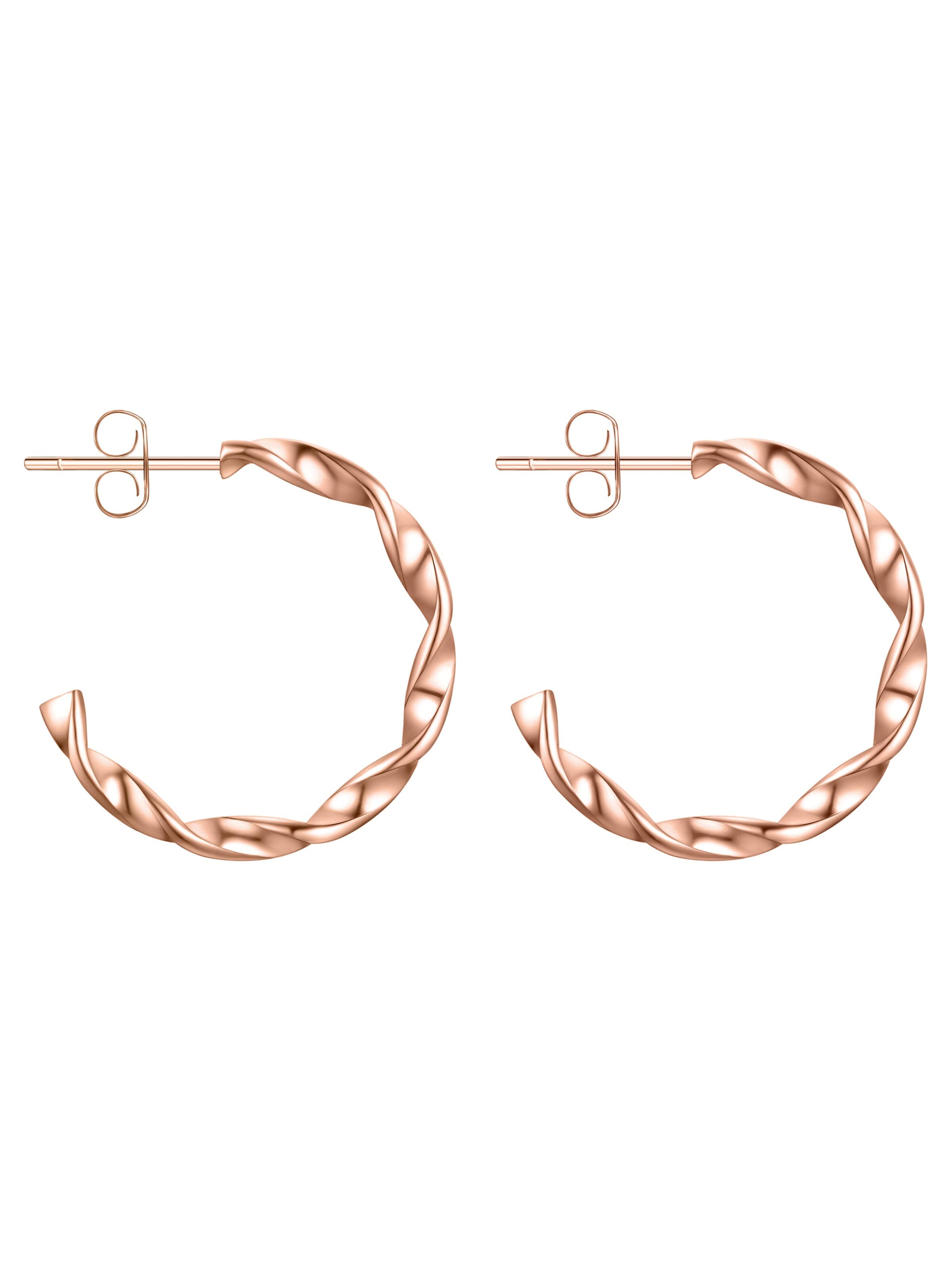Boucles d'oreilles 'Rosa' day berlin en or : devant
