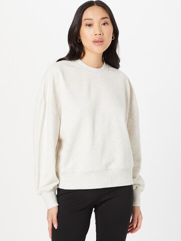 Urban Classics Wide Leg Sweatshirt in Weiß: predná strana