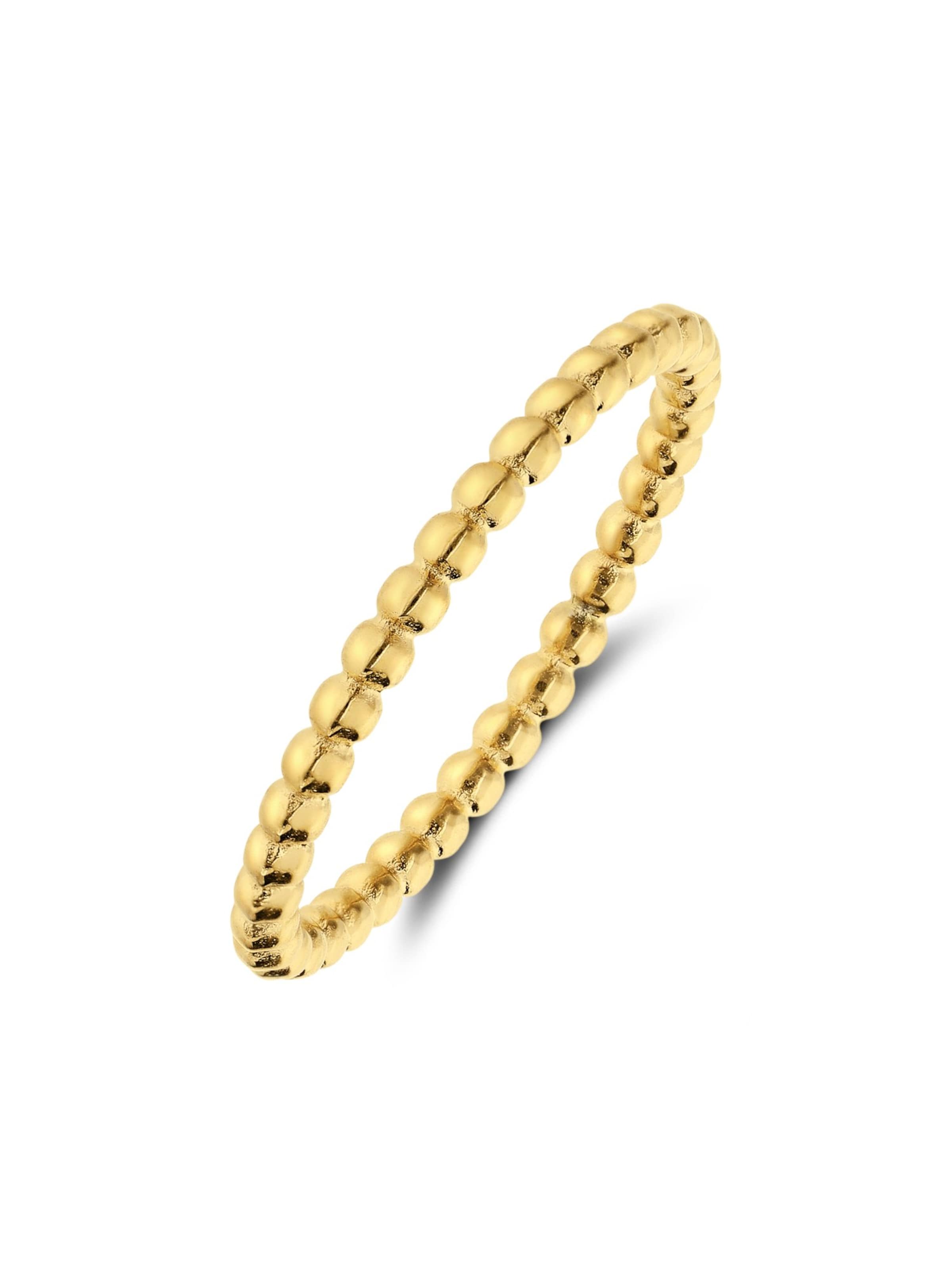 Lucardi Ring in Goud: voorkant