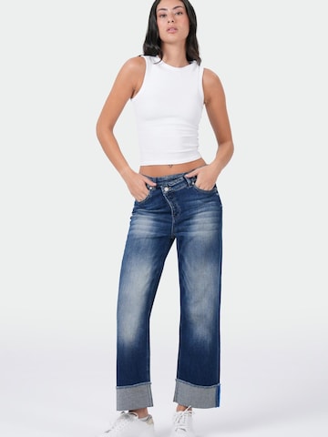 M.O.D MIRACLE OF DENIM - Vaquero en azul: frente