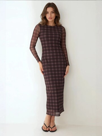 Hiccup Kleid in Braun: Vorderseite