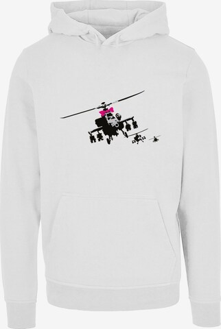 Sweat-shirt 'Helicopters' Merchcode en blanc : devant