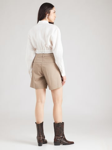 SELECTED FEMME Zvonové kalhoty Kalhoty 'SLFVIENNA' – šedá: zadní strana