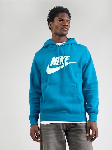 Nike Sportswear Collegepaita 'CLUB' värissä sininen: etupuoli