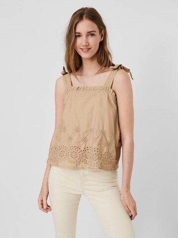 VERO MODA Top 'Lisa' in Beige: predná strana