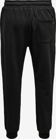Tapered Pantaloni 'Tom' di Only & Sons in nero