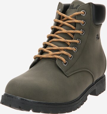 Boots stringati 'Maverick' di FILA in verde: frontale