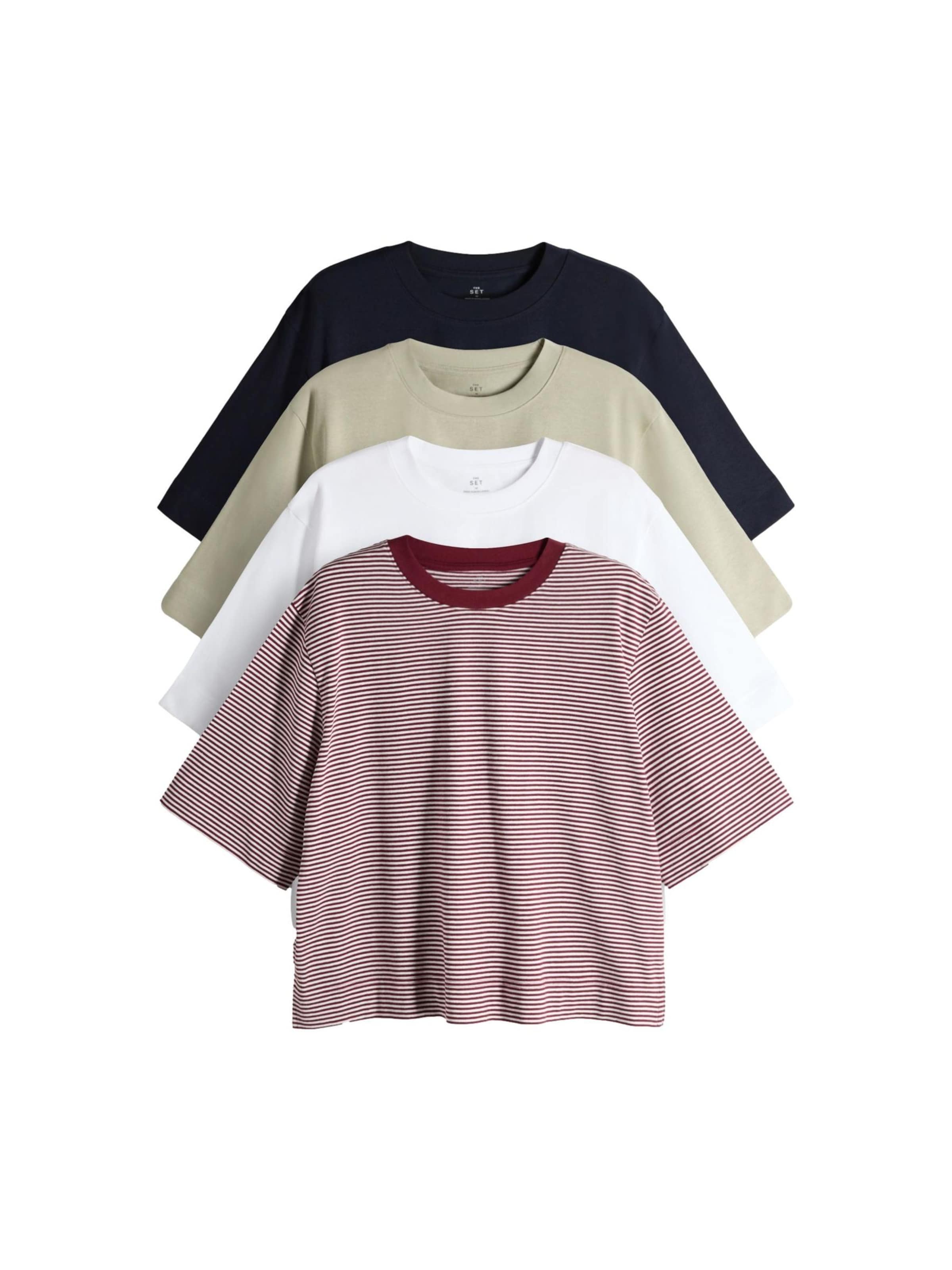 T-shirt The Set en vert : devant