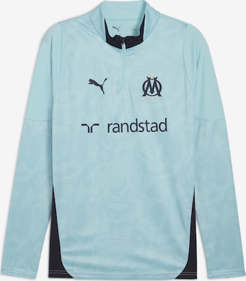 T-Shirt fonctionnel 'Olympique de Marseille' PUMA en bleu : devant
