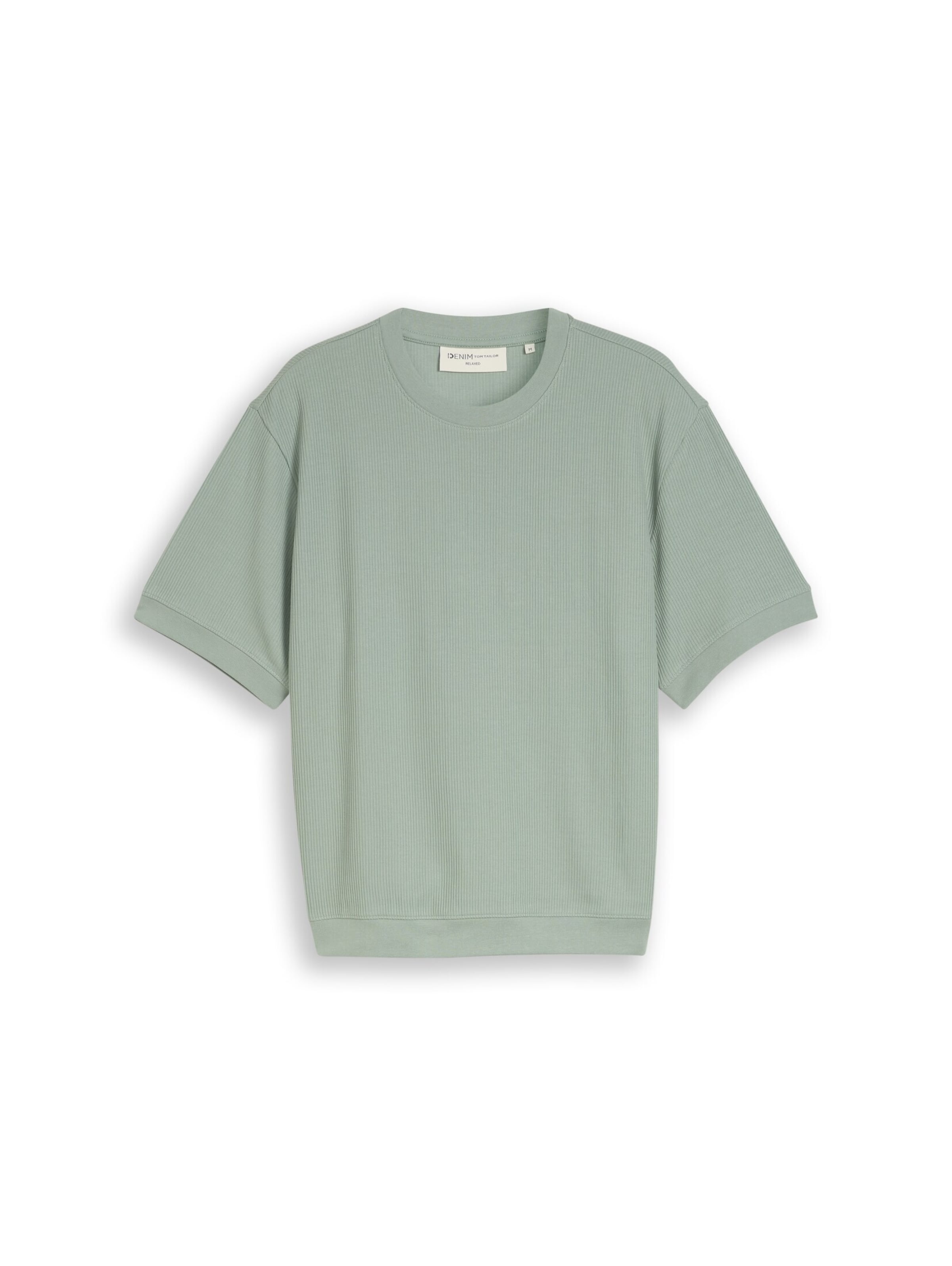 TOM TAILOR DENIM Sweatshirt in Grün: Vorderseite